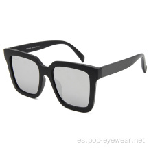 Gafas de sol cuadradas de plástico para mujer Simple Trendy